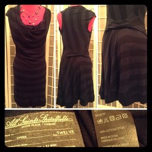 💄NWOT ALL SAINTS Striped Cotton Knit Dress💄